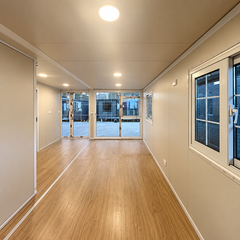 20Ft 40Ft Ready to Ship Light Steel Prefab Expandable Container Foldable House Prefabricated Mobile Modular Portable Home