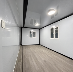 1 Bedroom Prefabricated Modular Cabin – Modern 2-Story Steel Home