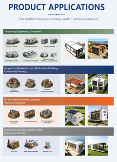 40Ft 20Ft Prefabricated Mobile Living Container Expandable Container House with Toilet and Shower 3 Bedroom