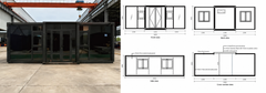 20Ft 40Ft Ready to Ship Light Steel Prefab Expandable Container Foldable House Prefabricated Mobile Modular Portable Home