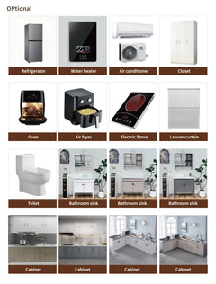20Ft 40Ft Ready to Ship Light Steel Prefab Expandable Container Foldable House Prefabricated Mobile Modular Portable Home