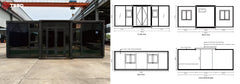20Ft 40Ft Ready to Ship Light Steel Prefab Expandable Container Foldable House Prefabricated Mobile Modular Portable Home
