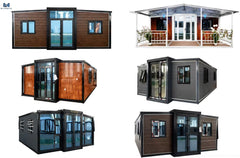 40Ft 20Ft Prefabricated Mobile Living Container Expandable Container House with Toilet and Shower 3 Bedroom