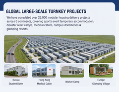 40Ft 20Ft Prefabricated Mobile Living Container Expandable Container House with Toilet and Shower 3 Bedroom