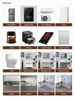 20Ft 40Ft Ready to Ship Light Steel Prefab Expandable Container Foldable House Prefabricated Mobile Modular Portable Home