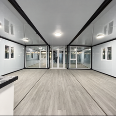1 Bedroom Prefabricated Modular Cabin – Modern 2-Story Steel Home