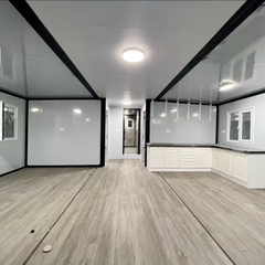 1 Bedroom Prefabricated Modular Cabin – Modern 2-Story Steel Home