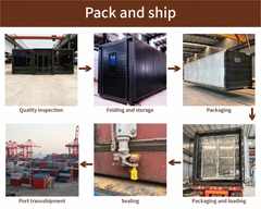 20Ft 40Ft Ready to Ship Light Steel Prefab Expandable Container Foldable House Prefabricated Mobile Modular Portable Home