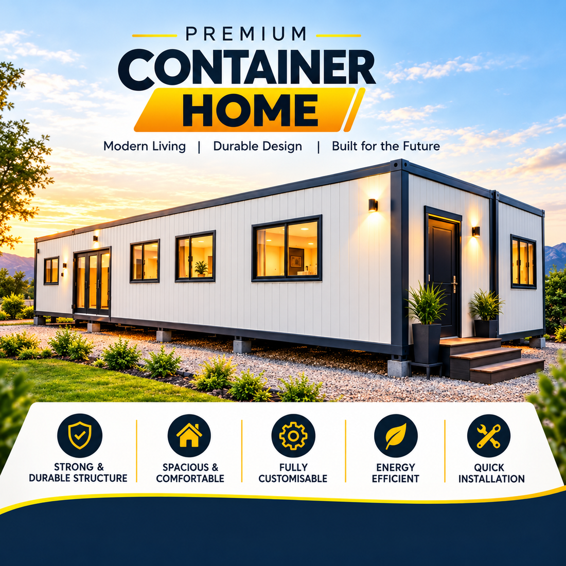 40 ft Workforce Modular Home — 2 Bedroom