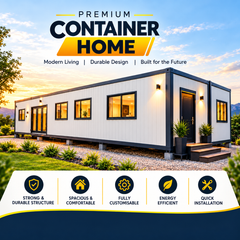 40 ft Workforce Modular Home — 2 Bedroom — AI-enhanced reference view 1