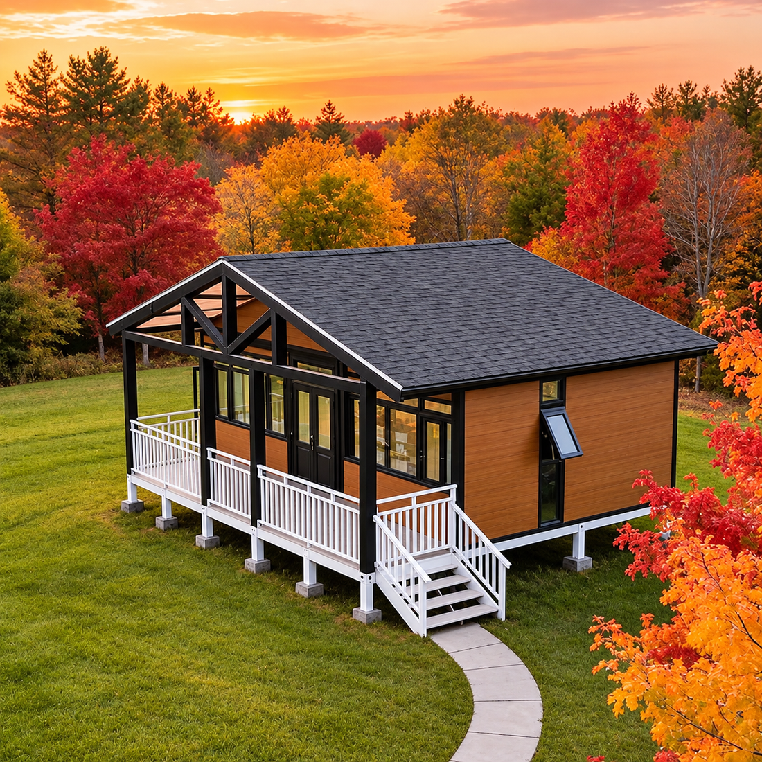 20 ft Expandable Modular Home — 2 Bedroom
