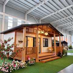 Double-Wing Expandable Modular Home — 20 / 40 ft