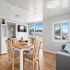 Double-Wing Expandable Modular Home — 20 / 40 ft