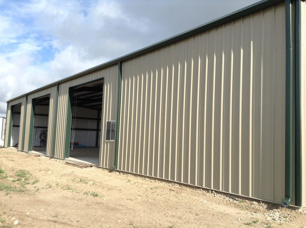 80 × 250 ft Steel Building Concept — reference model