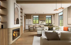 40 ft Modular Home — interior reference: living area and kitchen — supplier listing reference; configuration may vary.