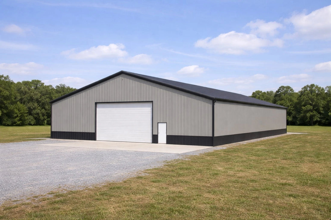 60x80x14 Metal Clear Span Ibeam Building Kit new | Steel Building Concept