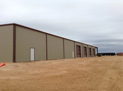 80x250x20 Steel Building Kit | Commercial Clear Span I-Beam Structure