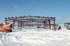 80x250x20 Steel Building Kit | Commercial Clear Span I-Beam Structure