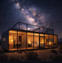 Luxury Apple Cabin 1 Bedroom 1 Bathroom | Prefabricated Modular Container Home