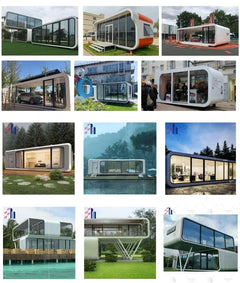 Luxury Apple Cabin 1 Bedroom 1 Bathroom | Prefabricated Modular Container Home