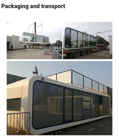 Luxury Apple Cabin 1 Bedroom 1 Bathroom | Prefabricated Modular Container Home