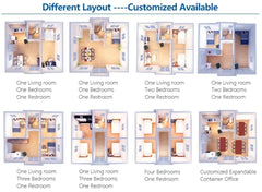 Expandable 2-Bedroom Modular Container House | 40ft Modern Prefab Home