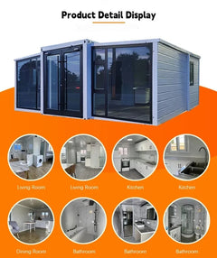 Expandable 2-Bedroom Modular Container House | 40ft Modern Prefab Home