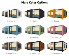 Expandable 2-Bedroom Modular Container House | 40ft Modern Prefab Home
